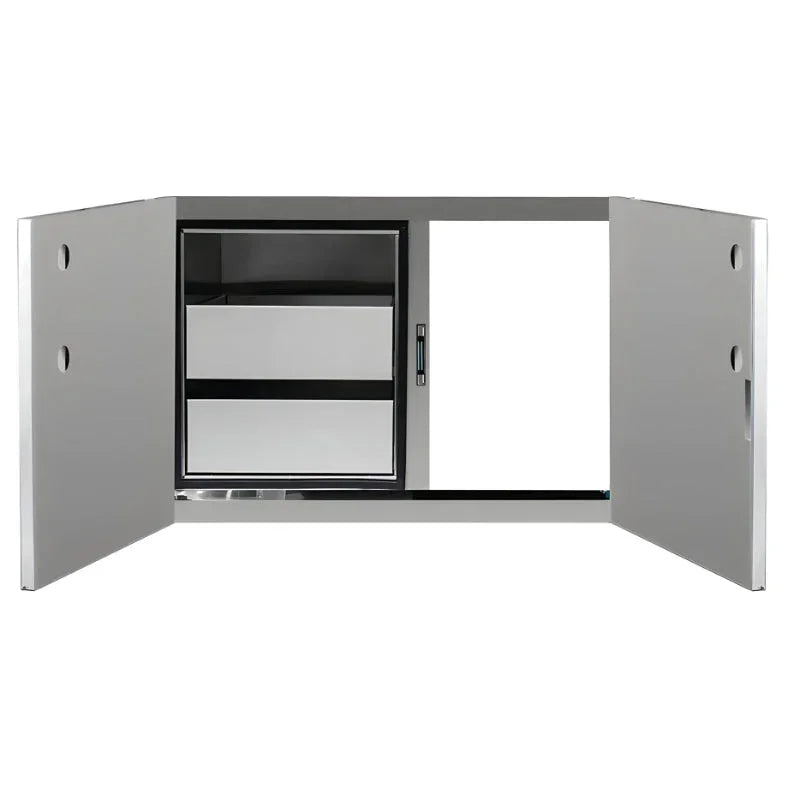 Summerset 36 Inch Two Drawer Dry Storage and Access Door Combo - DP-36AC - Green Vista Living