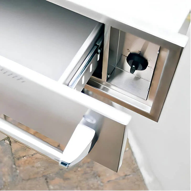 Summerset 36-Inch Built-In 120V Electric Outdoor Warming Drawer - WD-36 - Green Vista Living