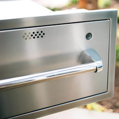 Summerset 36-Inch Built-In 120V Electric Outdoor Warming Drawer - WD-36 - Green Vista Living