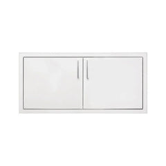 Summerset 36 Inch Stainless Steel Double Access Door - DD-36 - Green Vista Living
