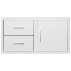 Summerset 42 Inch Flush Mount 2 Drawer & Access Door Combo - DC2-42 - Green Vista Living