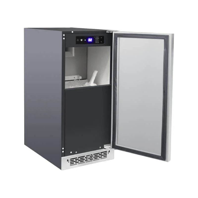 Summerset 15 Inch 55 lb. Outdoor Rated Ice Maker - IM-15N - Green Vista Living