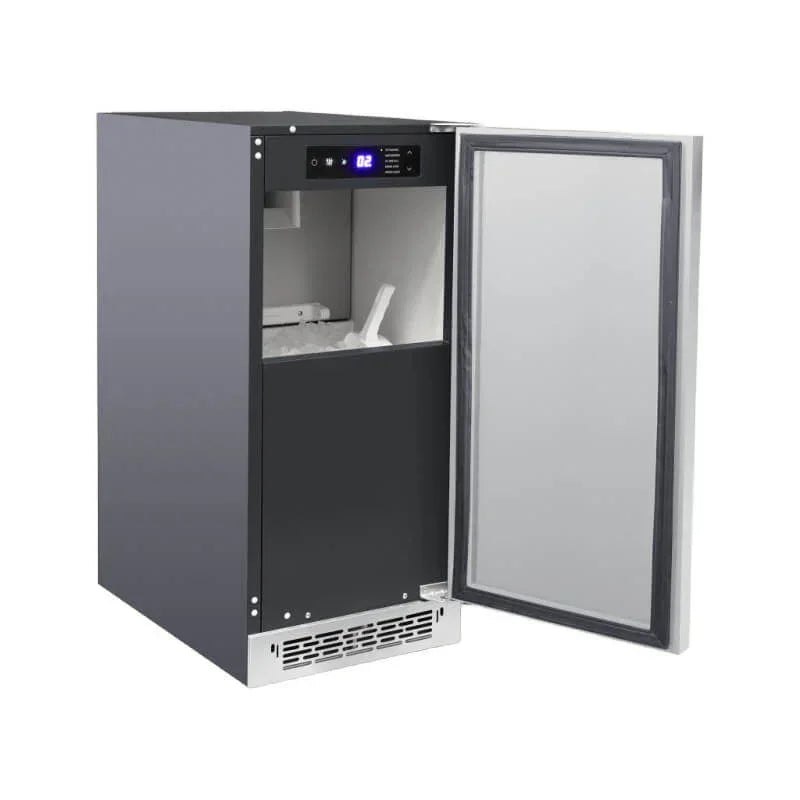 Summerset 15 Inch 55 lb. Outdoor Rated Ice Maker - IM-15N - Green Vista Living