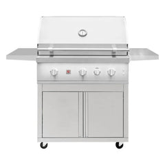 Summerset Quest Series 36-Inch 3 Burner Freestanding Gas Grill - Green Vista Living