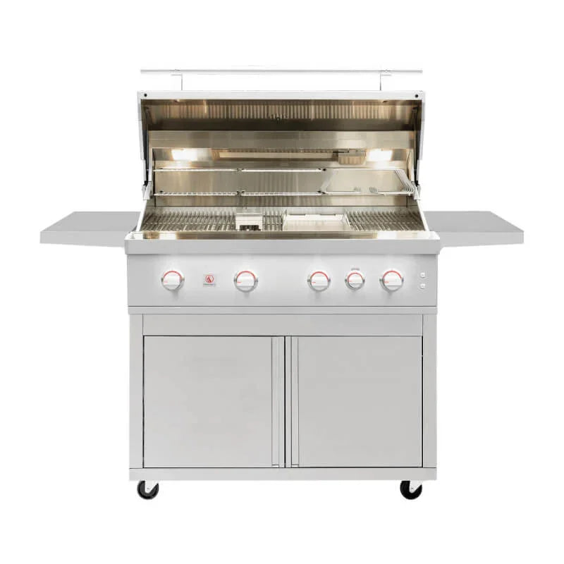 Summerset Quest Series 42-Inch 4 Burner Freestanding Gas Grill - Green Vista Living