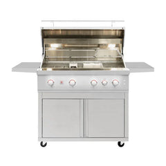 Summerset Quest Series 42-Inch 4 Burner Freestanding Gas Grill - Green Vista Living