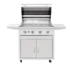 Summerset Sizzler 32 Inch 4 Burner Freestanding Gas Grill - Green Vista Living