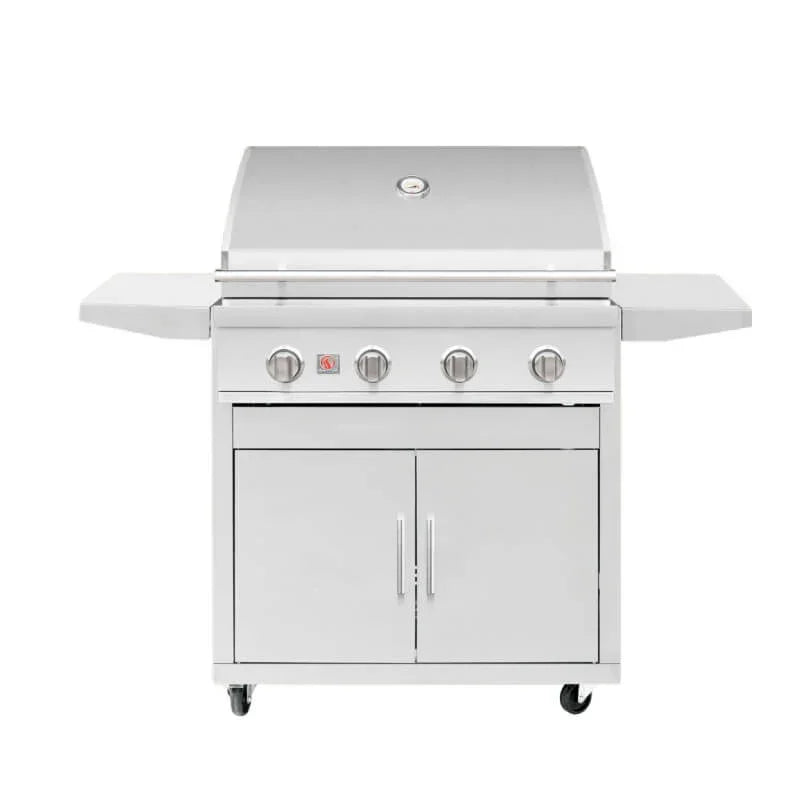 Summerset Sizzler 32 Inch 4 Burner Freestanding Gas Grill - Green Vista Living