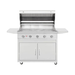Summerset Sizzler 40 Inch 5 Burner Freestanding Gas Grill - Green Vista Living