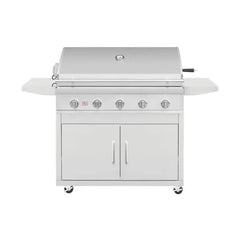 Summerset Sizzler Pro 40 Inch 5 Burner Freestanding Gas Grill w/ Cart - Green Vista Living