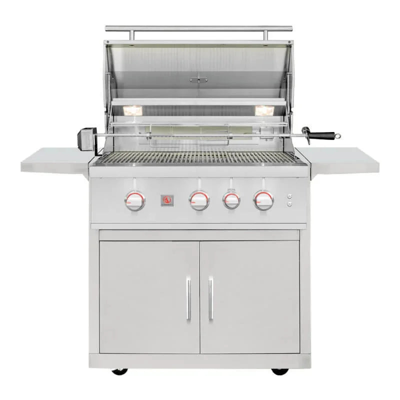 Summerset TRL Pro 32-Inch 3-Burner Freestanding Gas Grill w/ Standard Cart - Green Vista Living