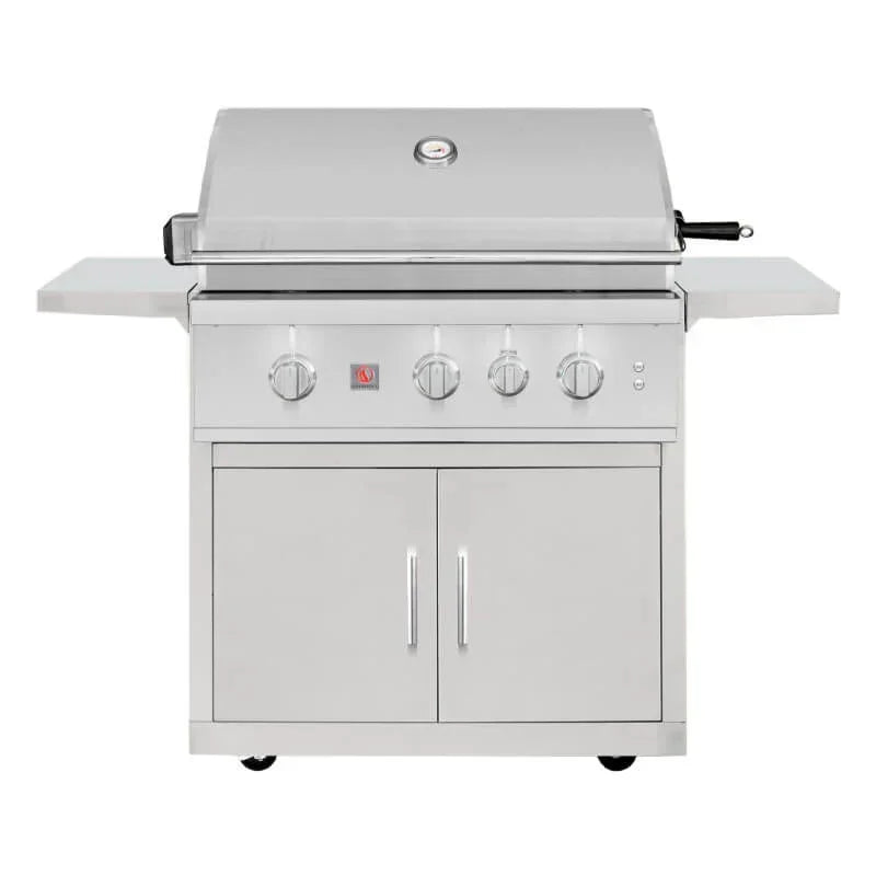 Summerset TRL Pro 32-Inch 3-Burner Freestanding Gas Grill w/ Standard Cart - Green Vista Living