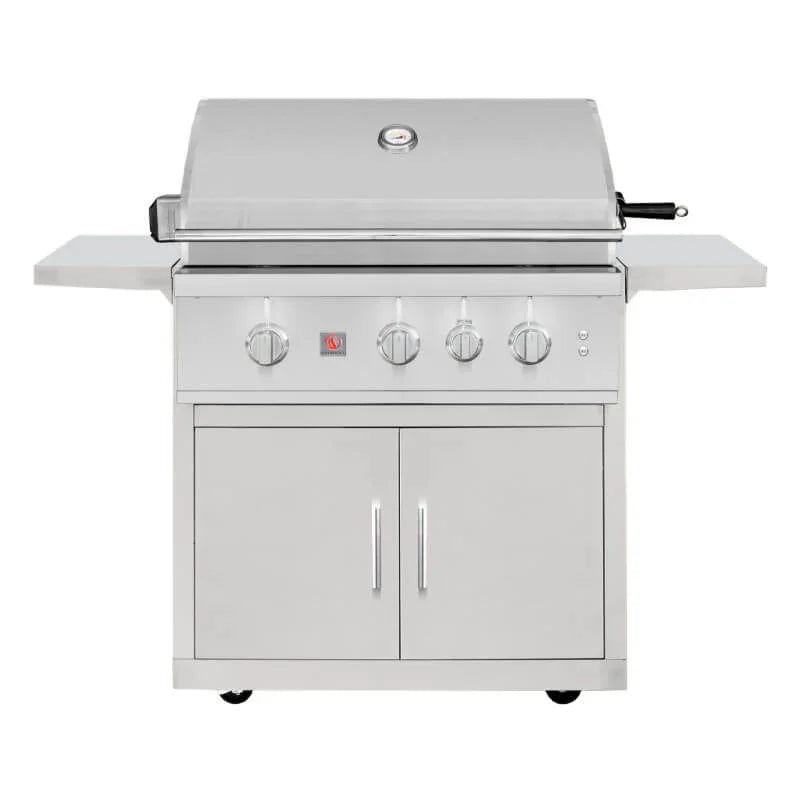 Summerset TRL Pro 32-Inch 3-Burner Freestanding Gas Grill w/ Standard Cart - Green Vista Living