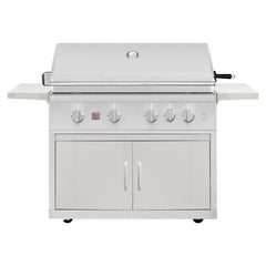 Summerset TRL Pro 40 Inch 4 Burner Freestanding Gas Grill With Standard Cart - Green Vista Living
