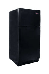 SunStar 16CU Solar/DC Refrigerator - Black ST-16RF - Green Vista Living