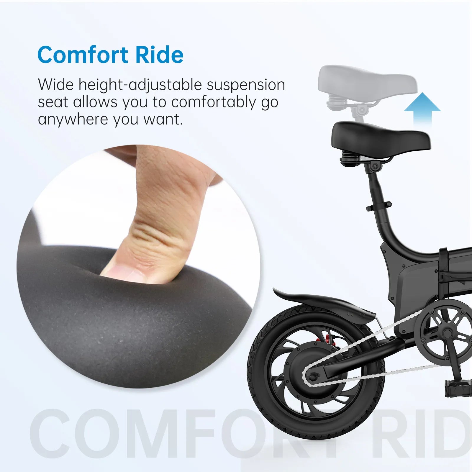 HOVSCO Sync Max 14" Folding Electric Bike - Green Vista Living