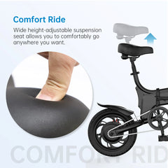 HOVSCO Sync Max 14" Folding Electric Bike - Green Vista Living