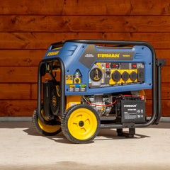 FIRMAN Power Equipment Tri Fuel 7500W Portable Generator Electric Start 120/240V