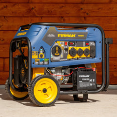 FIRMAN Power Equipment Tri Fuel 7500W Portable Generator Electric Start 120/240V