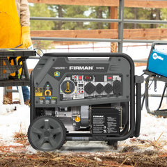 FIRMAN Power Equipment Tri Fuel Portable Generator 9400/7500W Electric Start 120/240V with CO Alert