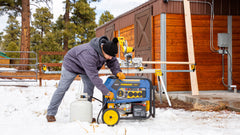 FIRMAN Power Equipment Tri Fuel Portable Generator 8000W Electric Start 120/240V
