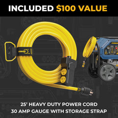FIRMAN Power Equipment Tri Fuel Portable Generator 10000/8000W Electric Start With CO Alert