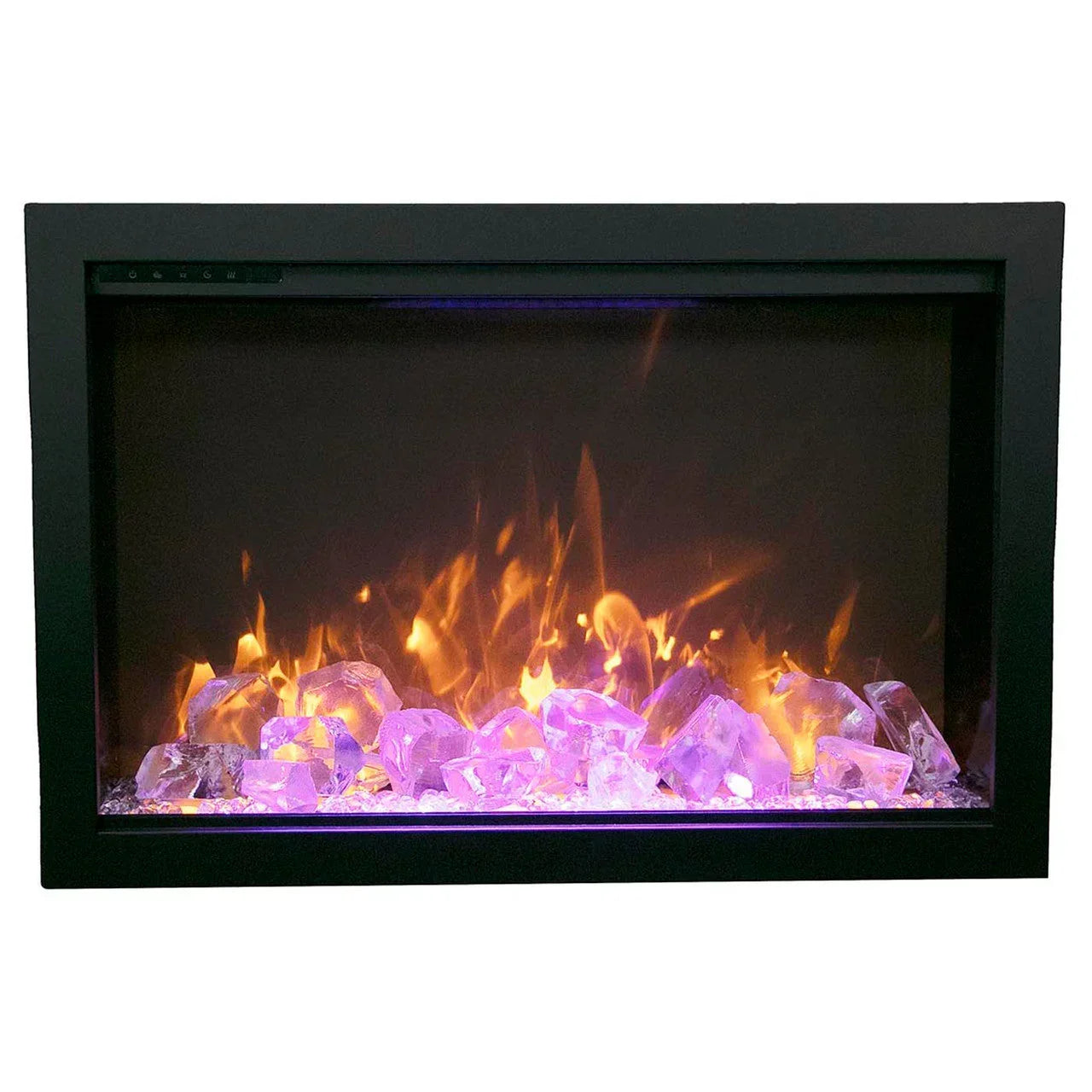 Amantii 33 inch Traditional Bespoke Smart Indoor Outdoor Electric Fireplace - Green Vista Living