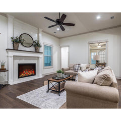 Amantii 33 inch Traditional Bespoke Smart Indoor Outdoor Electric Fireplace