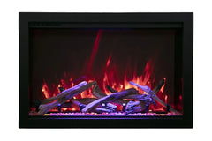Amantii Traditional Bespoke 30-Inch Built-In Indoor/Outdoor Smart Electric Firebox Insert - Green Vista Living