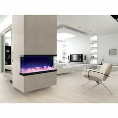 Amantii 50 Inch Tru-View XL Deep Built-In Indoor Outdoor 3 Three Sided Electric Fireplace - Green Vista Living