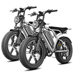 TST® Combo Sale R002 20" Full Suspension Moped-Style Ebike