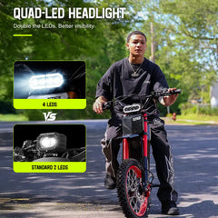 TST® GT63 2600W Electric Dirt Bike for Teens & Adults