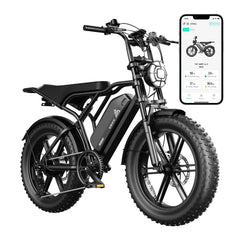 TST R002 20'' 1500W Full Suspension Moped-style Electric Bike - Green Vista Living