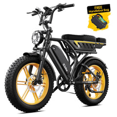 TST R9 1500W Full-Suspension Moped Style Electric Bike (2026 Model)