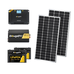 BougeRV 12V 400 Watt Rigid Solar Kit Upgraded Version - Green Vista Living