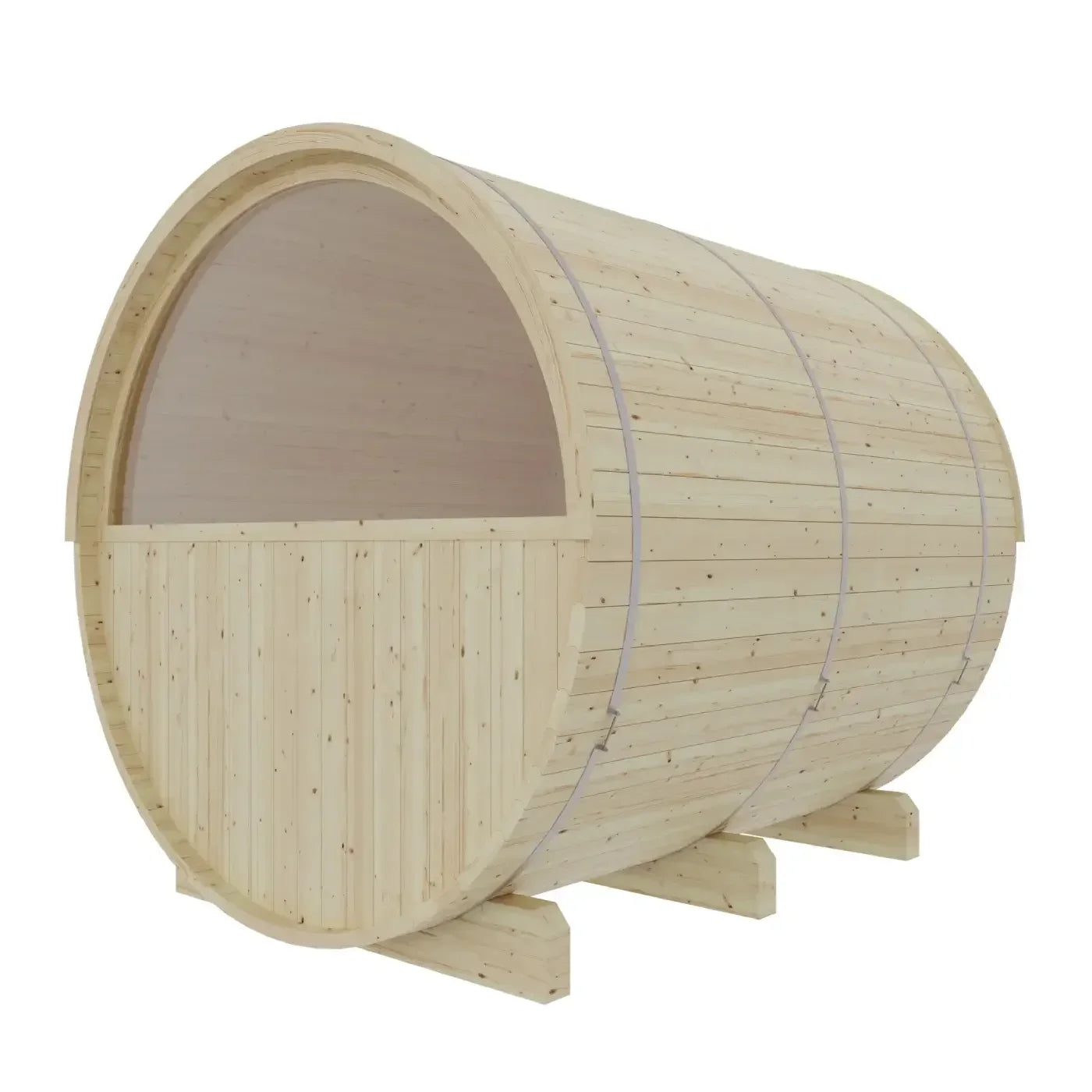 Tampere Finnish Barrel Sauna with WiFi Heater - Finnish Sauna Builders - Green Vista Living