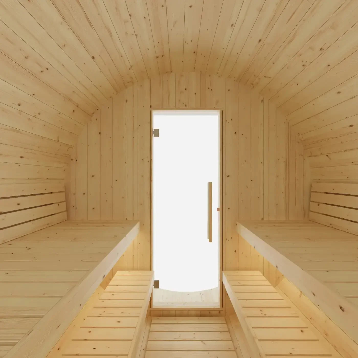 Tampere Finnish Barrel Sauna with WiFi Heater - Finnish Sauna Builders - Green Vista Living