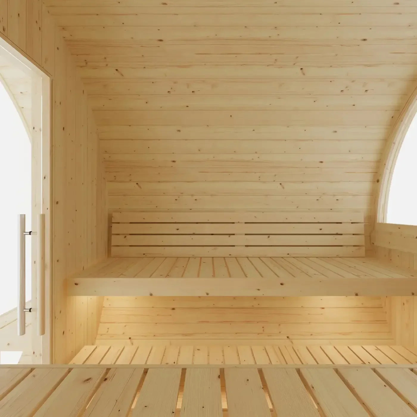 Tampere Finnish Barrel Sauna with WiFi Heater - Finnish Sauna Builders - Green Vista Living