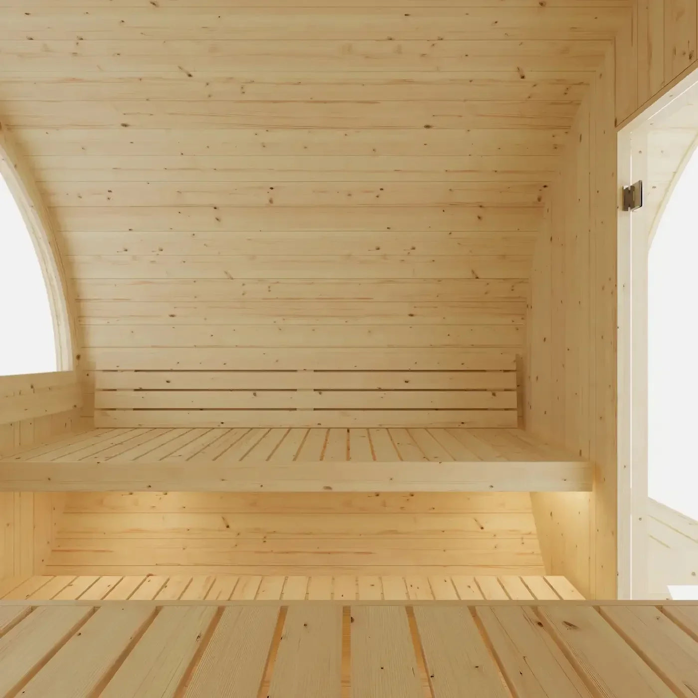 Tampere Finnish Barrel Sauna with WiFi Heater - Finnish Sauna Builders - Green Vista Living