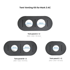 ZERO BREEZE Portable AC Tent Venting Kit