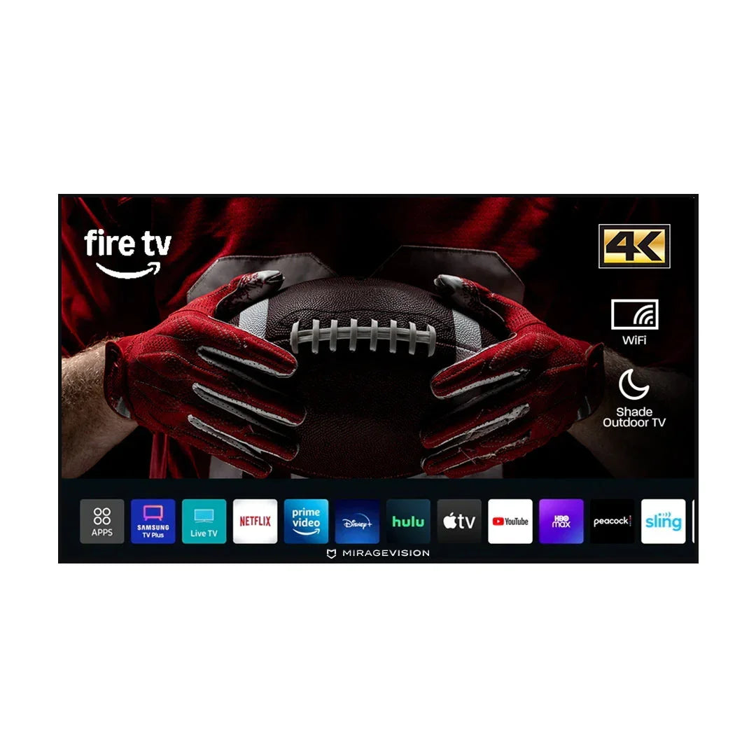 The Outdoor TV by MirageVision - 55" 4K w/ Fire TV - Green Vista Living