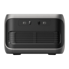 EcoFlow portable power station black front view with vents and battery ports