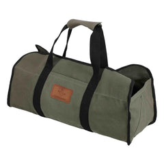 Tote Shape Canvas Firewood Log Carriers - Green Vista Living