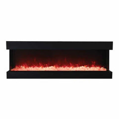 Amantii 72 Inch Tru-View XL Deep Built-In Indoor Outdoor 3 Three Sided Electric Fireplace - Green Vista Living