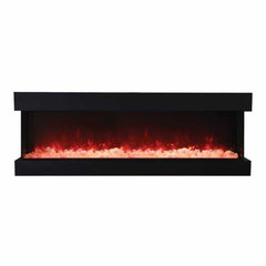 Amantii 60 Inch Tru-View XL Deep Built-In Indoor Outdoor 3 Three Sided Electric Fireplace - Green Vista Living