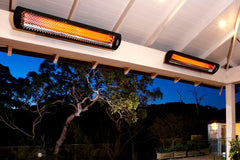 Bromic Heaters Tungsten Smart-Heat 6000 Watt Radiant Infrared Outdoor Electric Heater | Black | 240V