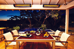 Bromic Heaters Tungsten Smart-Heat 6000 Watt Radiant Infrared Outdoor Electric Heater | Black | 240V