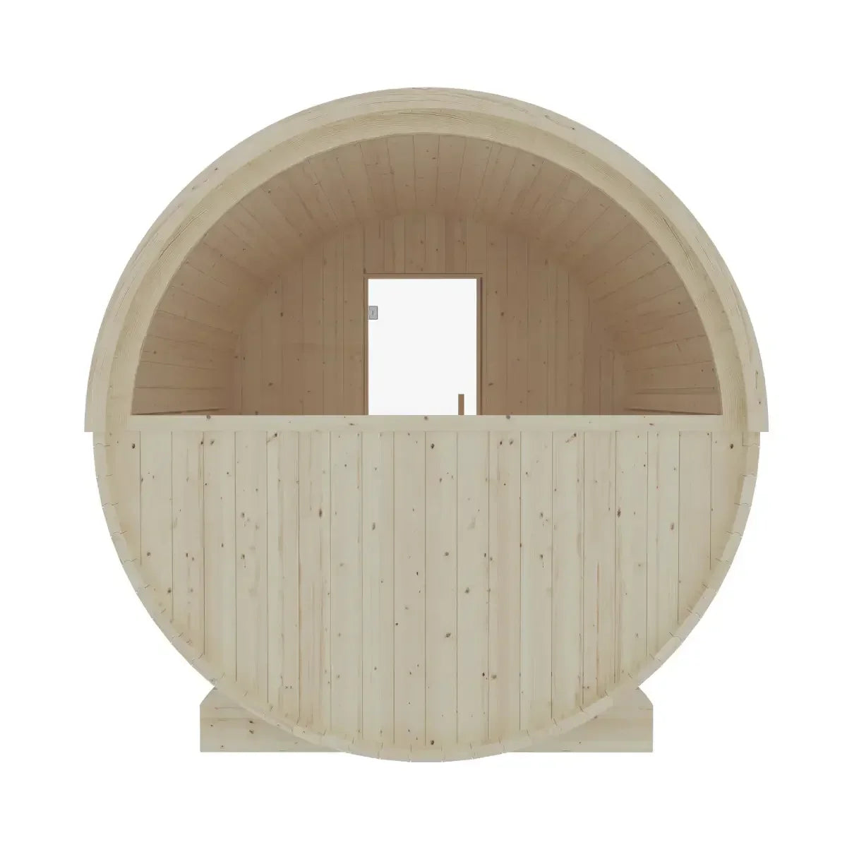 Turku Finnish Barrel Sauna with Terrace and WiFi Heater - Finnish Sauna Builders - Green Vista Living