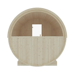 Turku Finnish Barrel Sauna with Terrace and WiFi Heater - Finnish Sauna Builders - Green Vista Living