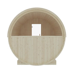 Turku Finnish Barrel Sauna with Terrace and WiFi Heater - Finnish Sauna Builders - Green Vista Living